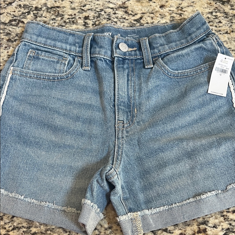 New - Old Navy Girl’s Light Blue Jean Shorts